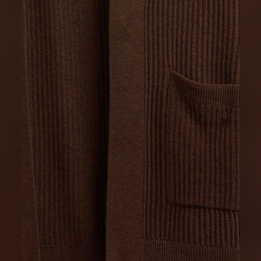 Gap Relaxed Shaker-Stitch Open Front Cardigan - Picture 4 of 6